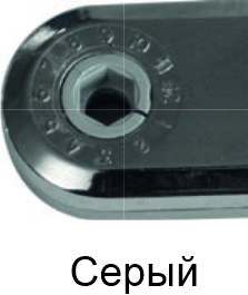 картинка Подъемник серия A (серый), Макси, 1 шт с комплектом креплений, цвет Никель (2717100006) 