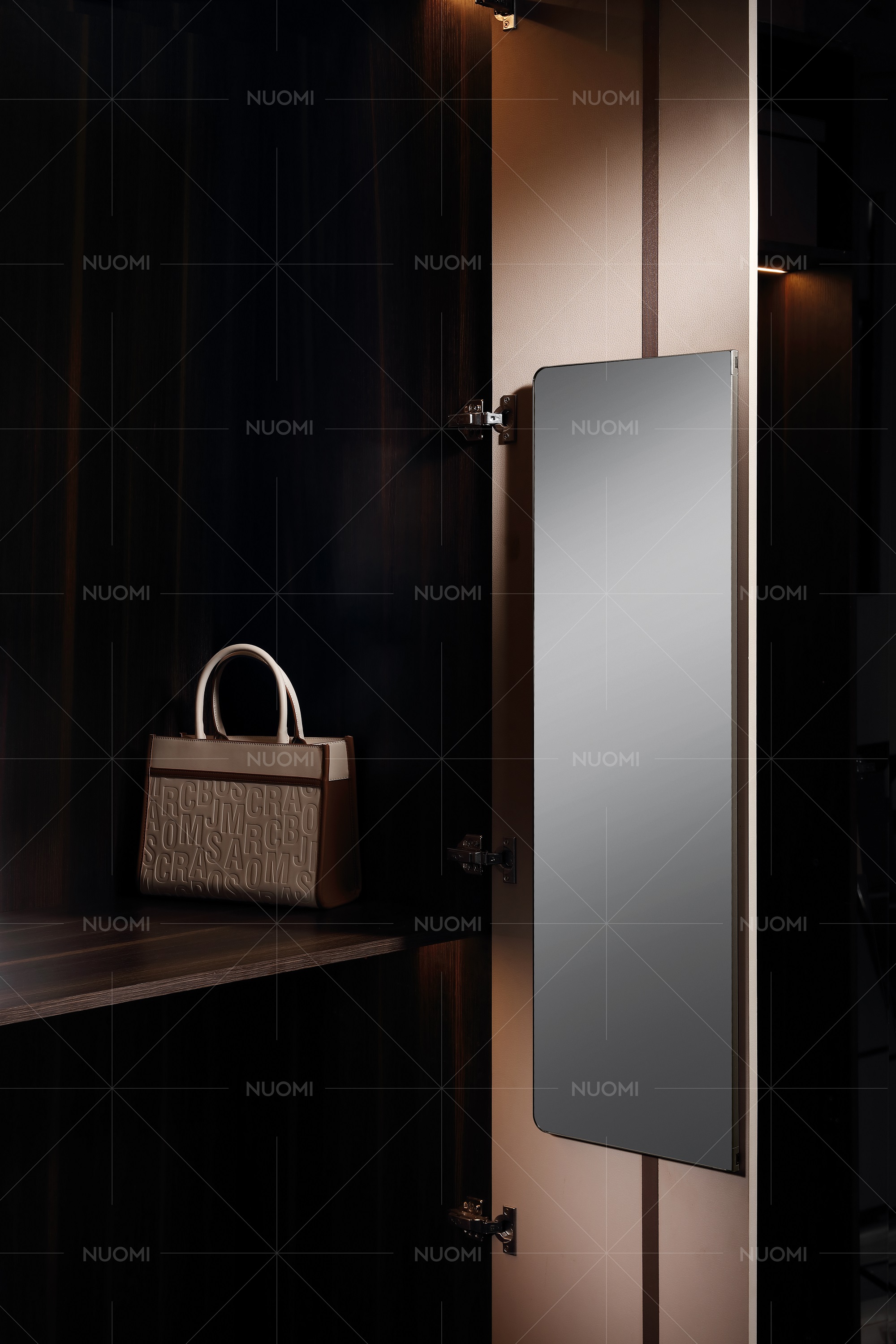 картинка Зеркало поворотное на 90 грудусов, серии RALPHIE, 18*320*900mm,Бордо 
