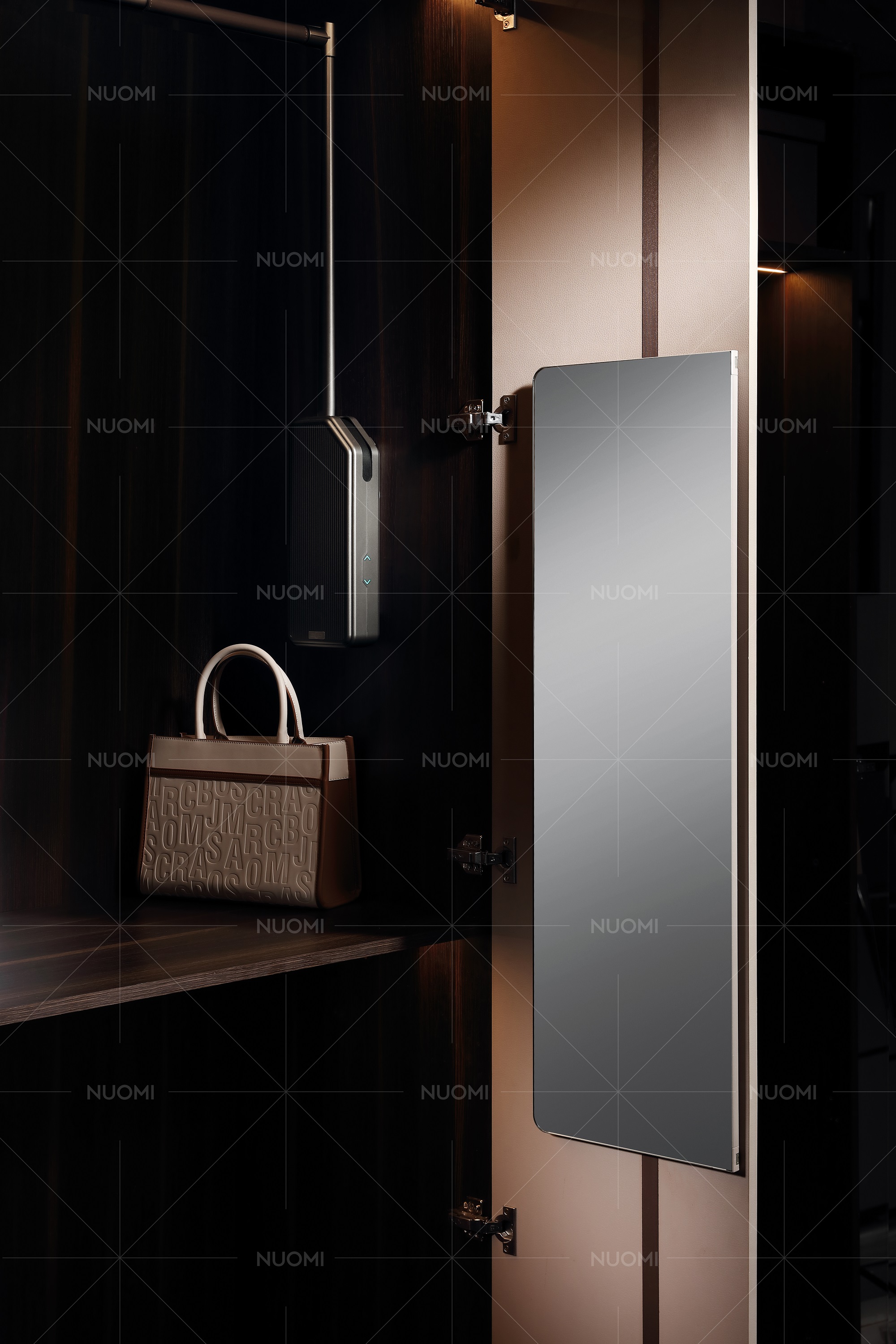 картинка Зеркало поворотное на 90 грудусов, серии RALPHIE, 18*320*900mm,Бордо 