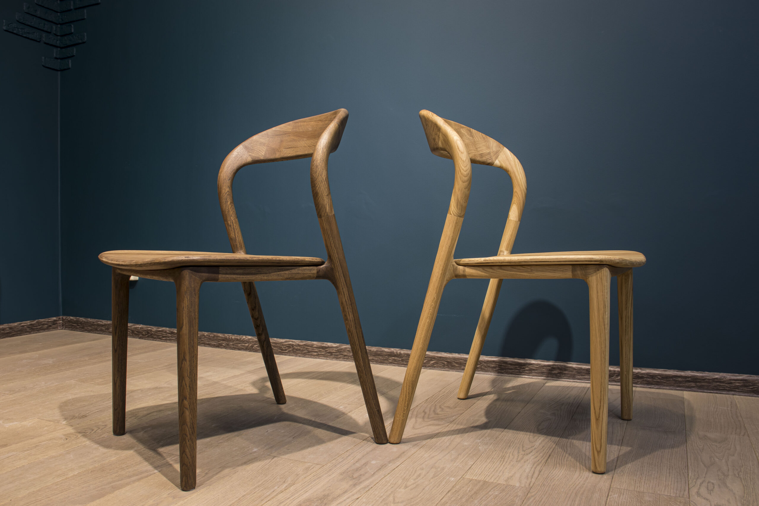 картинка Стул для сидения "Милина", размер:470х530хh780 мм, Массив дуба, Цвет "Терра" 